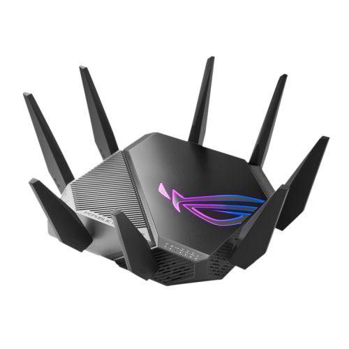 Asus (GT-AXE11000) ROG Rapture AXE11000 Wi-Fi 6E Tri-Band Gaming Wi-Fi 6 Router, 6GHz Band, 2.5G WAN/LAN port, RGB, AiMesh, Game Acceleration-0