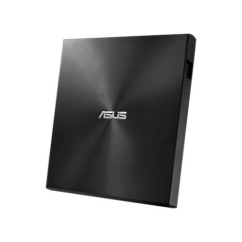 Asus (ZenDrive U9M) External Slimline DVD Re-Writer, USB-A / USB-C, 8x,  M-Disc Support, Cyberlink Power2Go 8, Black-0