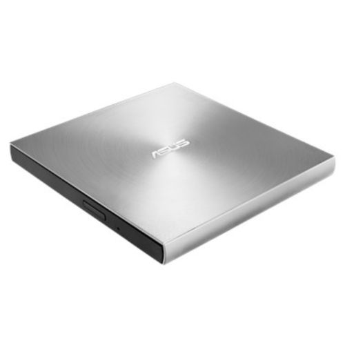 Asus (ZenDrive U7M) External Slimline DVD Re-Writer, USB, 8x, Silver, M-Disc Support, Cyberlink Power2Go 8-0