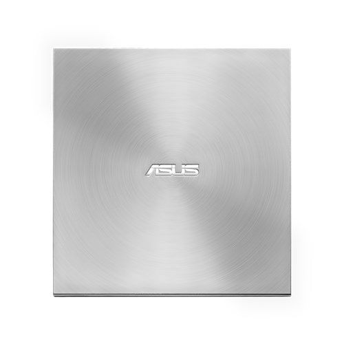 Asus (ZenDrive U7M) External Slimline DVD Re-Writer, USB, 8x, Silver, M-Disc Support, Cyberlink Power2Go 8-1