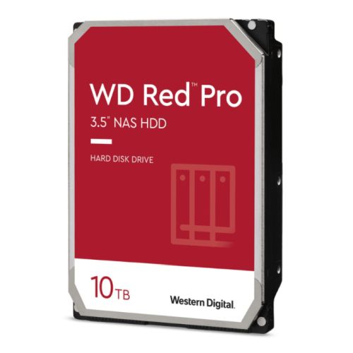 WD 3.5", 10TB, SATA3, Red Pro Series NAS Hard Drive, 7200RPM, 256MB Cache, OEM-0