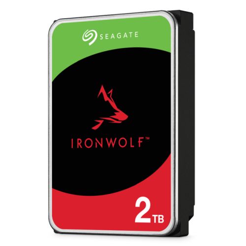 Seagate 3.5", 2TB, SATA3, IronWolf NAS Hard Drive, 5400RPM, 256MB Cache, 8 Drive Bays Supported, OEM-0