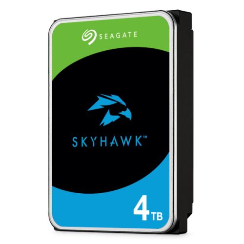 Seagate 3.5", 4TB, SATA3, SkyHawk Surveillance Hard Drive, 256MB Cache, 16 Drive Bays Supported, 24/7, CMR, OEM-0