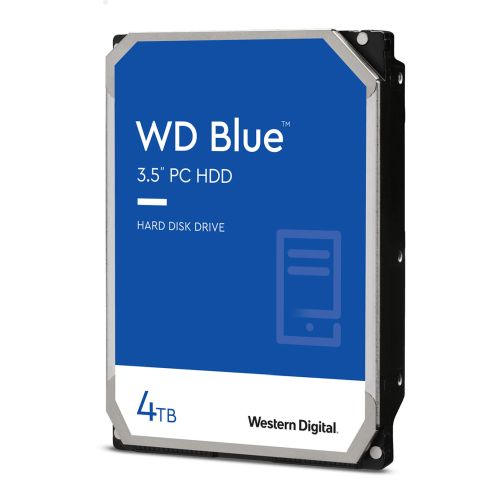 WD 3.5", 4TB, SATA3, Blue Series Hard Drive, 5400RPM, 256MB Cache, OEM-0