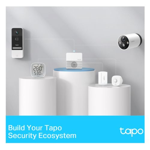 TP-LINK (TAPO H200) Smart Hub Alarm & Chime, Connect up to 64+4 Devices, microSD Storage, 19 Ringtone Options, Voice Control-2