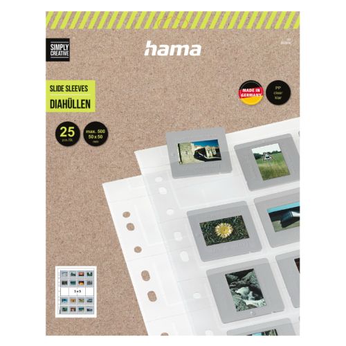 Hama Slide Sleeves, 20 Framed Slides in 5x5 cm Format, 25 pcs-4