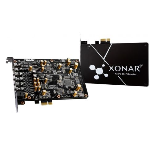 Asus XONAR AE Soundcard, PCIe,  7.1, Hi-Res Audio, 150ohm Headphone Amp, HQ DAC, EMI Back Plate-1