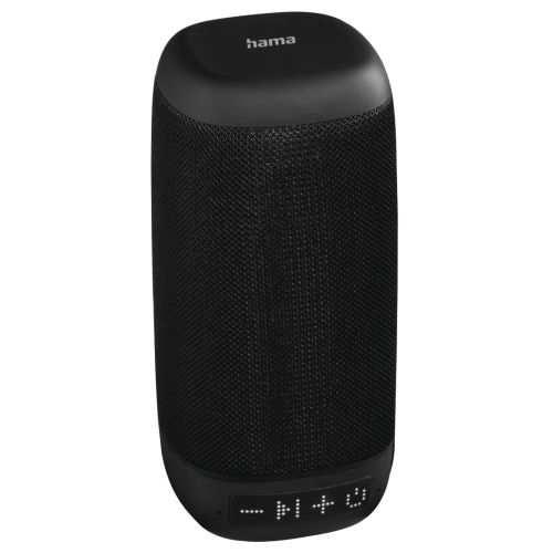 Hama Tube 3.0 Bluetooth/3.5mm Jack 3W Portable Loudspeaker, 600mAh Battery, Hanger, Black-1