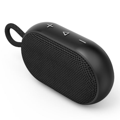 Hama Buddy 3.0 Bluetooth 6W Portable Loudspeaker, 1200mAh Battery, IPX7 Waterproof, Hands-Free, Hanging Loop, Black-1