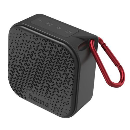 Hama Pocket 3.0 Bluetooth/3.5mm Jack 3.5W Portable Loudspeaker, 1050mAh Battery, IP67 Waterproof, Carabiner-0