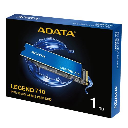 ADATA 1TB Legend 710 M.2 NVMe Gen3 SSD, M.2 2280, PCIe 3.0, 3D NAND, R/W 2400/1800 MB/s-1