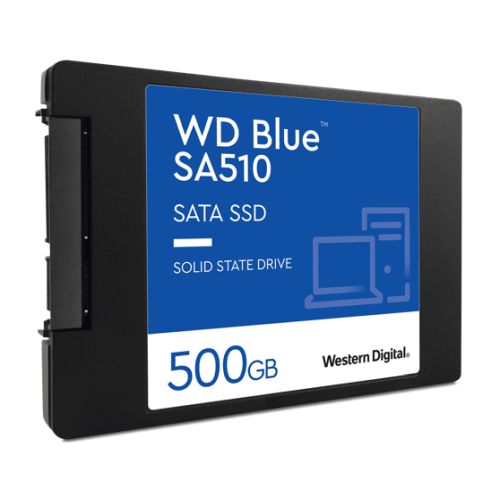 WD 500GB Blue SA510 G3 SSD, 2.5", SATA3, R/W 560/510 MB/s, 90K/82K IOPS, 7mm-0