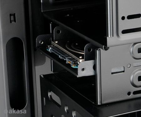 Akasa SSD Mounting Kit, Frame to Fit 2.5" SSD or HDD into a 3.5" Drive Bay-2