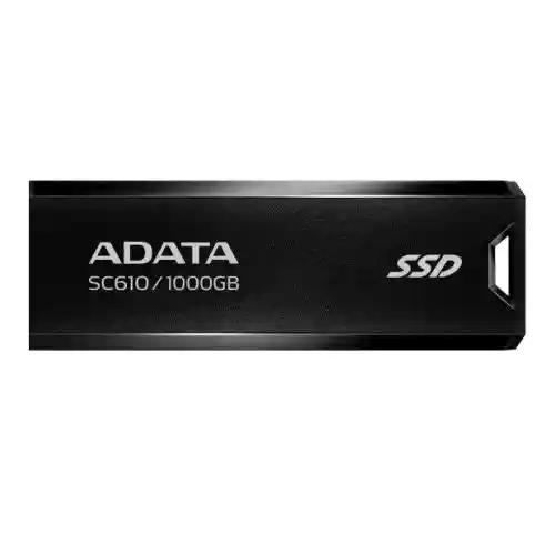 Adata SC610 1TB Pocket Size External SSD, USB 3.2 Gen2 Type-A, Capless Retractable Design, Key Ring-4