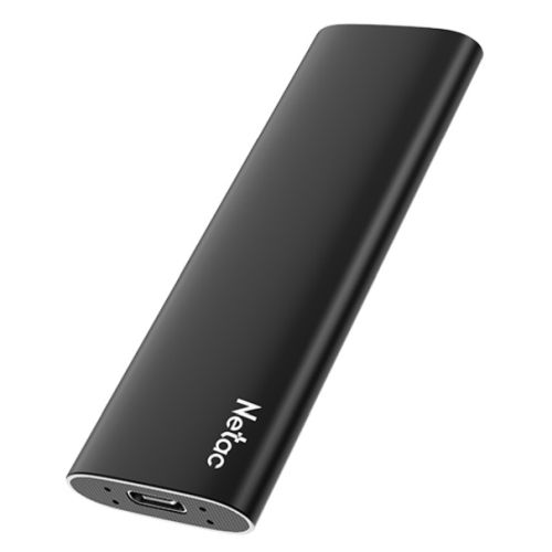 Netac Z Slim 1TB M.2 External SSD, USB 3.2 Gen2 Type-C, Up to 550MB/s, Aluminium-0