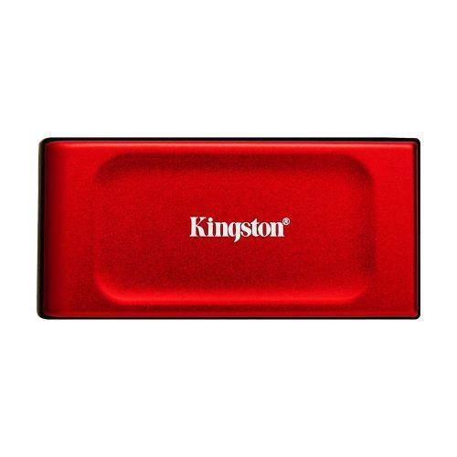 Kingston XS1000 2TB Pocket Size External SSD, USB 3.2 Gen2 Type-A, Red-0