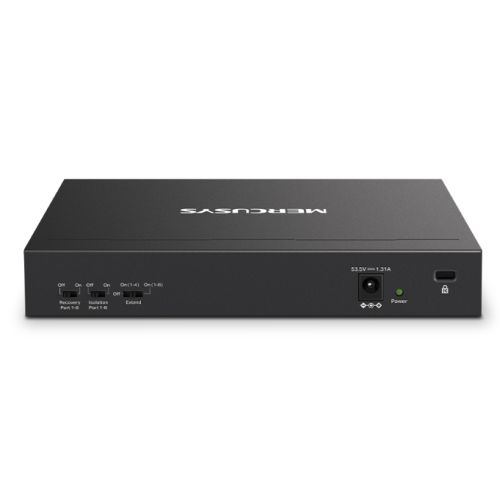 Mercusys (MS110P) 10-Port 10/100Mbps Desktop Switch with 8-Port PoE+, Metal Case-2