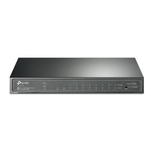 TP-LINK (SG2210P) JetStream 10-Port Gigabit Smart Switch with 8-Port PoE+, 2 SFP Ports, Desktop/Wall Mount-0