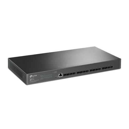 TP-LINK (SX3016F) JetStream 16-Port 10GE SFP+ L2+ Managed Switch, Centralized Management, Dual Redundant PSUs, Rackmountable-0