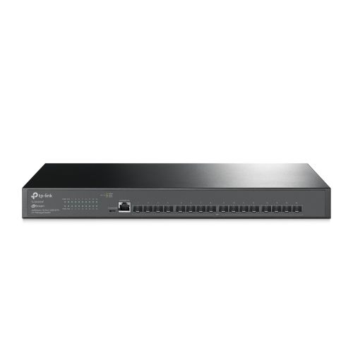 TP-LINK (SX3016F) JetStream 16-Port 10GE SFP+ L2+ Managed Switch, Centralized Management, Dual Redundant PSUs, Rackmountable-1