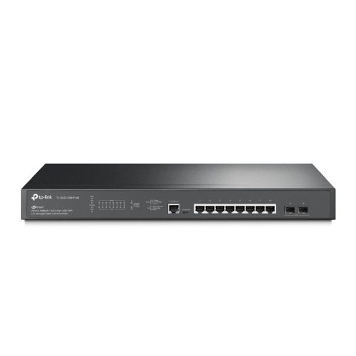 TP-LINK (SG3210XHP-M2) JetStream 8-Port 2.5GBASE-T and 2-Port 10GE SFP+ L2+ Managed Switch with 8-Port PoE+,Rackmountable-1