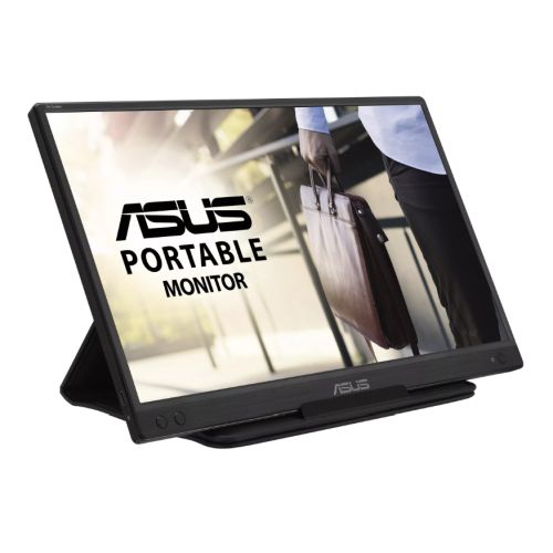 Asus 15.6" Portable IPS Monitor (ZenScreen MB166C), 1920 x 1080, USB-C, USB-powered, Auto-rotatable, Flicker Free, Blue Light Filter-0