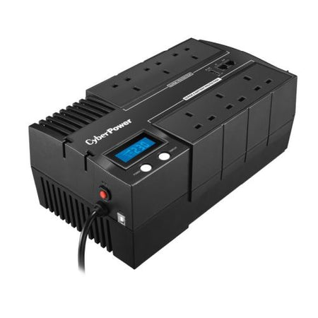 CyberPower BRICs 1200VA Line Interactive UPS, 720W, LCD Display, 6 x UK Plug, AVR Energy Saving, Wall Mountable-0