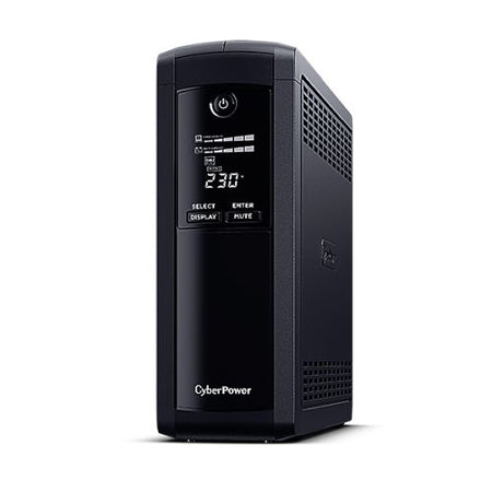 CyberPower Value Pro 1600VA Line Interactive Tower UPS, 960W, LCD Display, 8x IEC, AVR Energy Saving, 1Gbps Ethernet-0