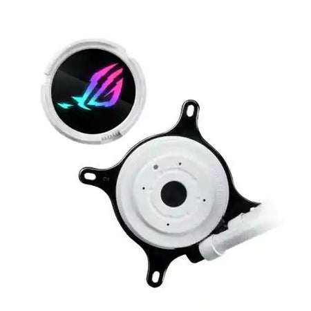 Asus ROG STRIX LC III 240 ARGB White Liquid CPU Cooler, 240mm, 7th Gen v2 Asetek Pump, ARGB Fans, Customisable LCD Display, Rotatable Water Block-3