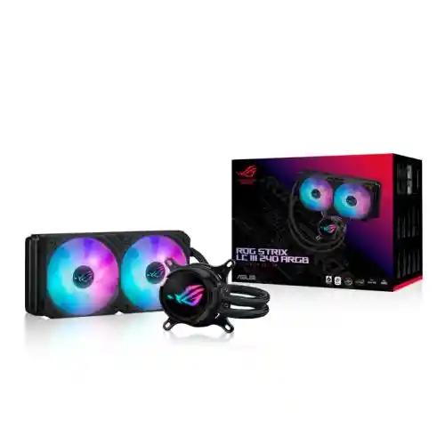 Asus ROG STRIX LC III 240 ARGB Liquid CPU Cooler, 240mm, 7th Gen v2 Asetek Pump, ARGB Fans, Customisable LCD Display, Rotatable Water Block-5