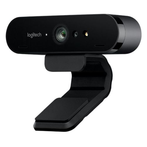 Logitech BRIO 500 4K UHD 13MP HDR Webcam, USB-A, Light Correction, Privacy Shutter, Noise-Cancelling Mics, Windows Hello Support, Graphite-0