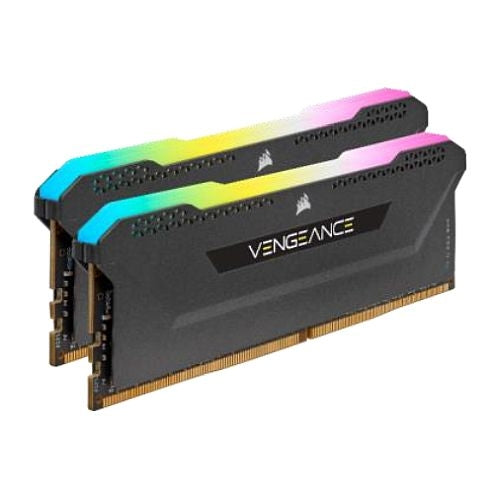 Corsair Vengeance RGB Pro SL 16GB Kit (2 x 8GB), DDR4, 3600MHz (PC4-28800), CL18, XMP 2.0, Black, Ryzen Optimised-0