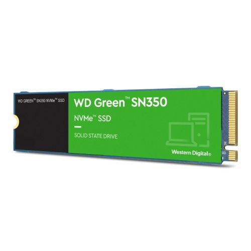 WD 2TB Green SN350 M.2 NVMe SSD, M.2 2280, PCIe3, QLC NAND, R/W 3200/3000 MB/s, 500K/450K IOPS-0