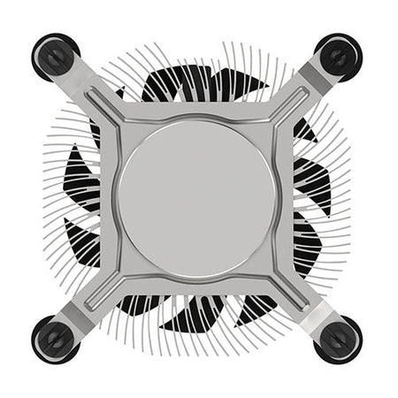 Akasa AK-CC6601EP01 Mini ITX Aluminium Heatsink and Fan, Intel 1700, Low Profile, Silent PWM Fan, 35W TDP - X-Case UK T/A ROG