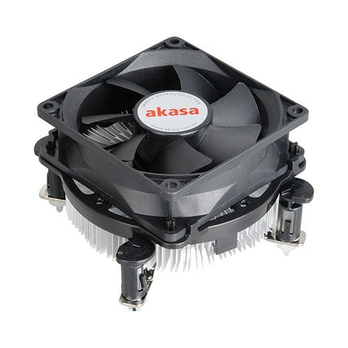 Akasa AK-CCE-7102EP Ultra Quiet Heatsink and Fan, Intel 1200/115X/775, Ultra Quiet PWM Fan, 73W TDP - X-Case UK T/A ROG