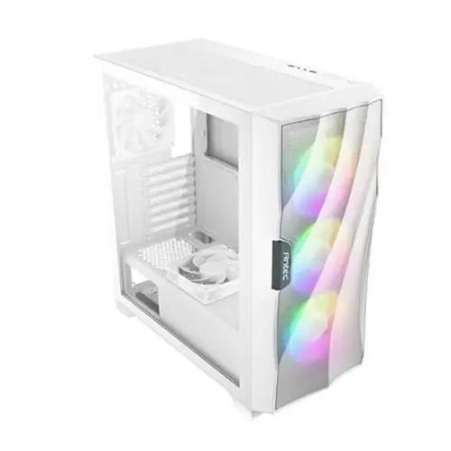 Antec DF700 FLUX RGB Gaming Case w/ Glass Window, ATX, 5 x Fans (3 Front ARGB), Advanced Ventilation, White - X-Case UK T/A ROG