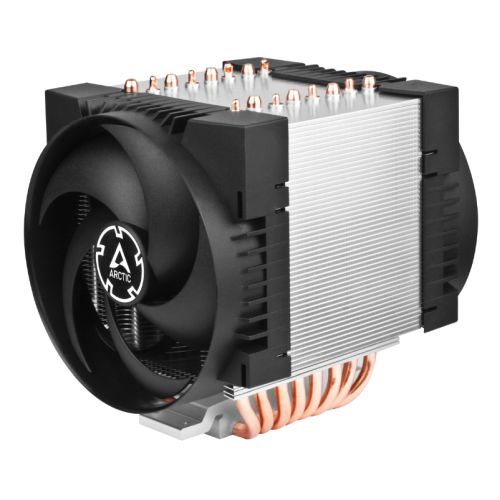 Arctic Freezer 4U-M Multicompatible 4U Single Tower CPU Cooler, Intel/AMD Server CPUs, Continuous Operation, Dual Socket Compatibility, 350W TDP - X-Case UK T/A ROG