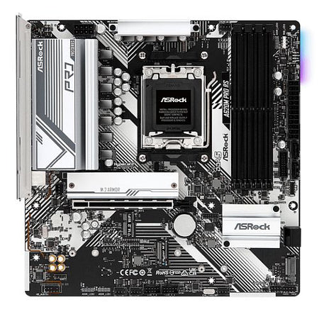 Asrock A620M PRO RS, AMD A620, AM5, Micro ATX, 4 DDR5, HDMI, DP, GB LAN, PCIe4, RGB, 3x M.2 - X-Case UK T/A ROG