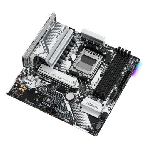 Asrock A620M PRO RS, AMD A620, AM5, Micro ATX, 4 DDR5, HDMI, DP, GB LAN, PCIe4, RGB, 3x M.2 - X-Case UK T/A ROG