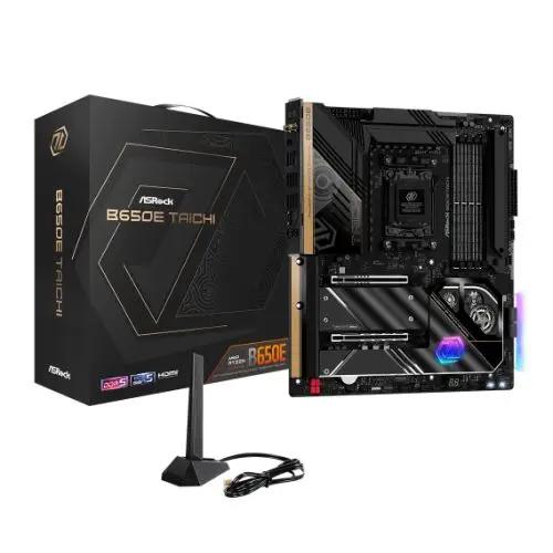 Asrock B650E TAICHI, AMD B650, AM5, EATX, 4 DDR5, HDMI, USB4, Wi-Fi 6E, 2.5G LAN, PCIe5, RGB, 3x M.2 - X-Case UK T/A ROG