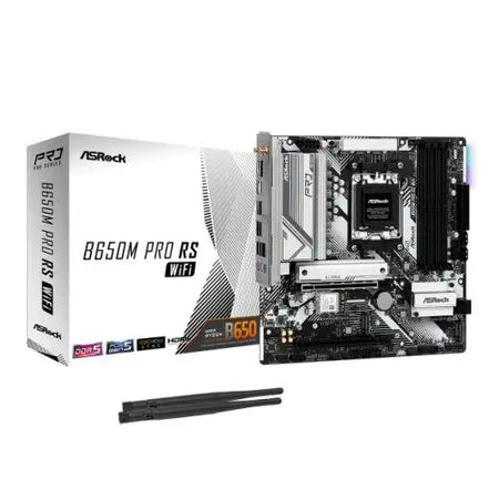 Asrock B650M PRO RS WIFI, AMD B650, AM5, Micro ATX, 4 DDR5, HDMI, DP, 2.5G LAN, Wi-Fi 6E, PCIe4, RGB, 3x M.2 - X-Case UK T/A ROG