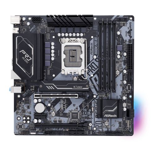 Asrock B660M PRO RS, Intel B660, 1700, Micro ATX, 4 DDR4, HDMI, DP, PCIe4, RGB, 2x M.2 - X-Case UK T/A ROG