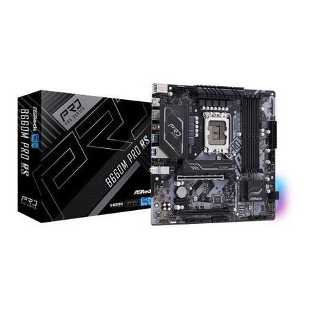 Asrock B660M PRO RS, Intel B660, 1700, Micro ATX, 4 DDR4, HDMI, DP, PCIe4, RGB, 2x M.2 - X-Case UK T/A ROG