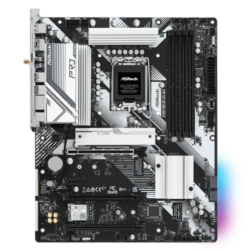 Asrock B760 PRO RS/D4 WIFI, Intel B760, 1700, ATX, 4 DDR4, HDMI, DP, Wi-Fi 6E, 2.5G LAN, PCIe4, 3x M.2, RGB - X-Case UK T/A ROG