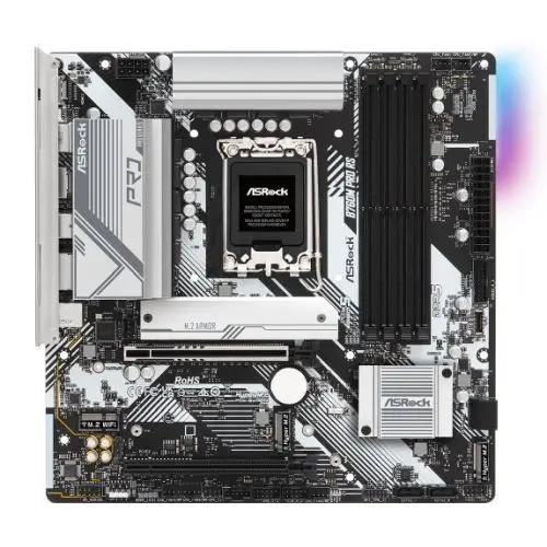 Asrock B760M PRO RS, Intel B760, 1700, Micro ATX, 4 DDR5, HDMI, DP, 2.5G LAN, PCIe5, RGB , 3x M.2 - X-Case UK T/A ROG