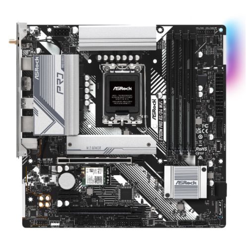 Asrock B760M PRO RS/D4 WIFI, Intel B760, 1700, Micro ATX, 4 DDR4, HDMI, DP, Wi-Fi 6E, 2.5G LAN, PCIe4, 2x M.2, RGB - X-Case UK T/A ROG