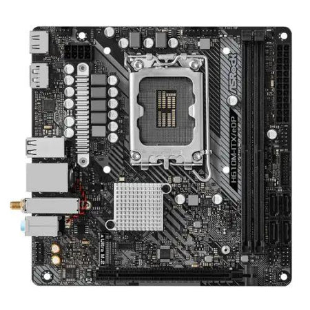 Asrock H610M ITX/eDP, Intel H610, 1700, Mini ITX, 2 DDR4, HDMI, DP, eDP, Wi-Fi, PCIe4, 1x M.2 - X-Case UK T/A ROG