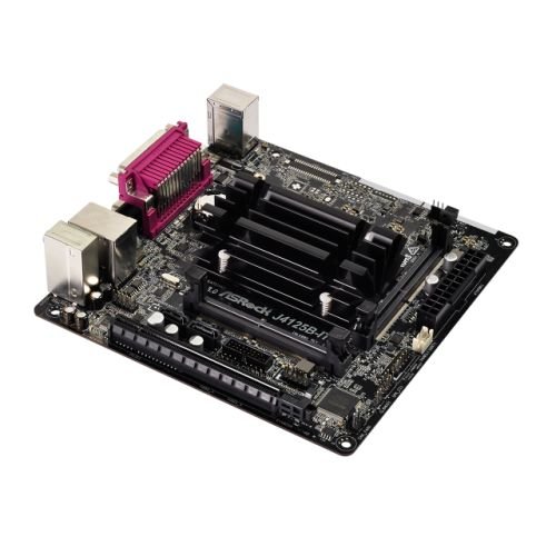 Asrock J4125B-ITX, Integrated Intel Quad-Core J4125, Mini ITX, DDR4 SODIMM, VGA, HDMI, Serial Port, Parallel Port - X-Case UK T/A ROG