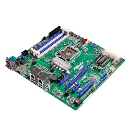 Asrock Rack E3C236D4U Server Board, Intel C236, 1151, Micro ATX, DDR4, Dual GB LAN, IPMI LAN, Serial Port - X-Case UK T/A ROG