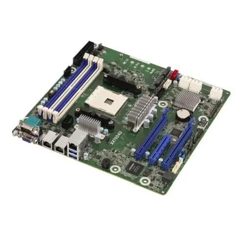 Asrock Rack X470D4U Server Board, AMD X470, AM4, Micro ATX, VGA, 6 x SATA, Dual GB LAN, IPMI, Serial Port - X-Case UK T/A ROG